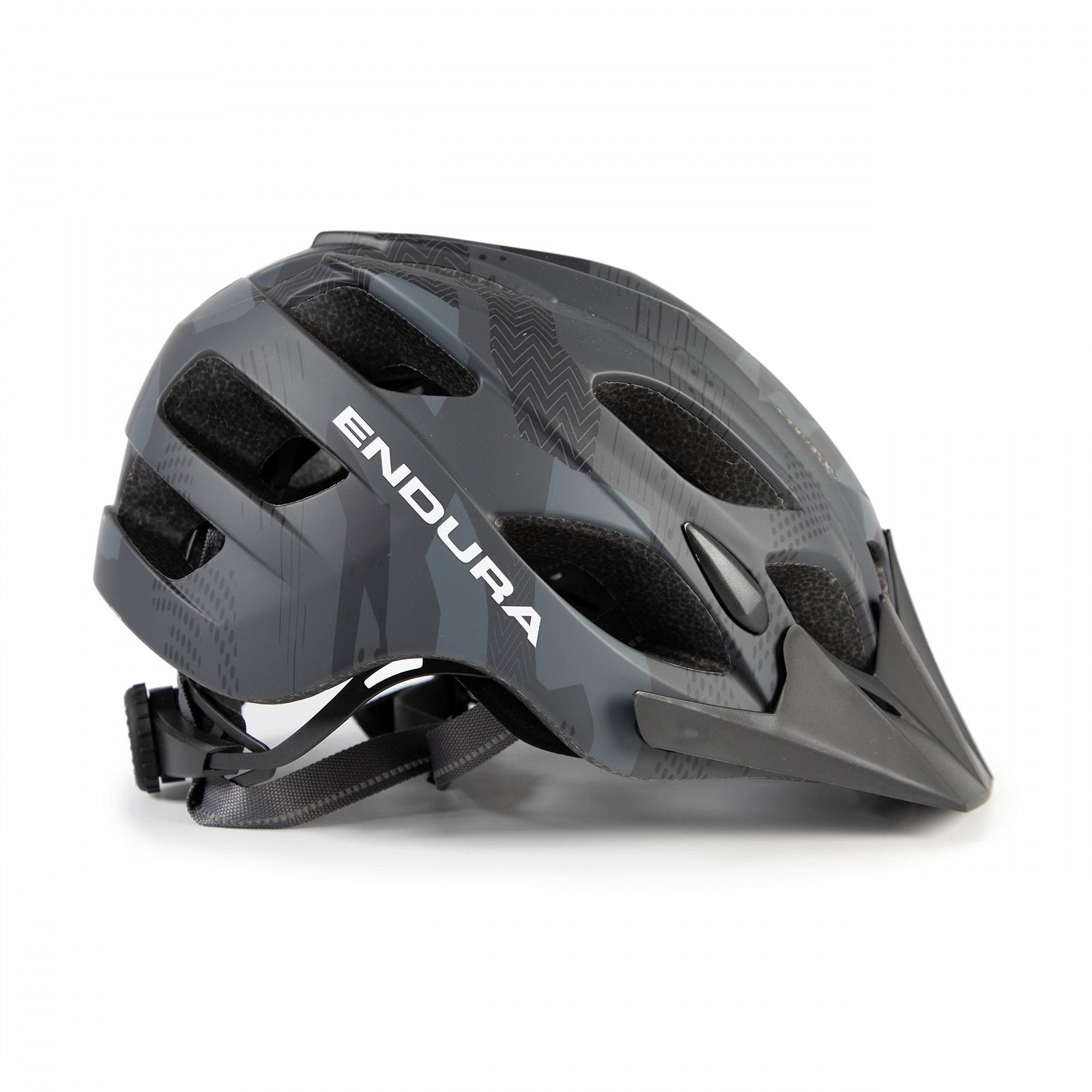 Шолом велосипедний Endura Hummvee Youth Unisex дитячий, камуфляжний сірий, один розмір, фото №5