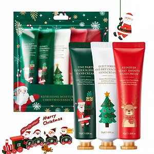 Набір кремів для рук Christmas, 5 штук - Фото 1
