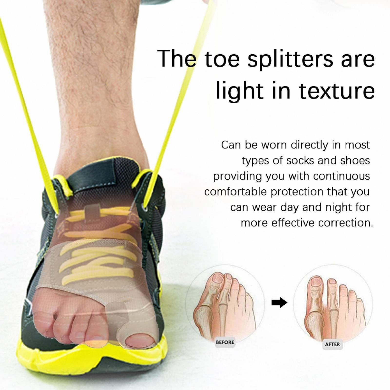 Коректор великого пальця стопи OUKENS, М'які захисні рукави для полегшення болю при бурситі, фото №4