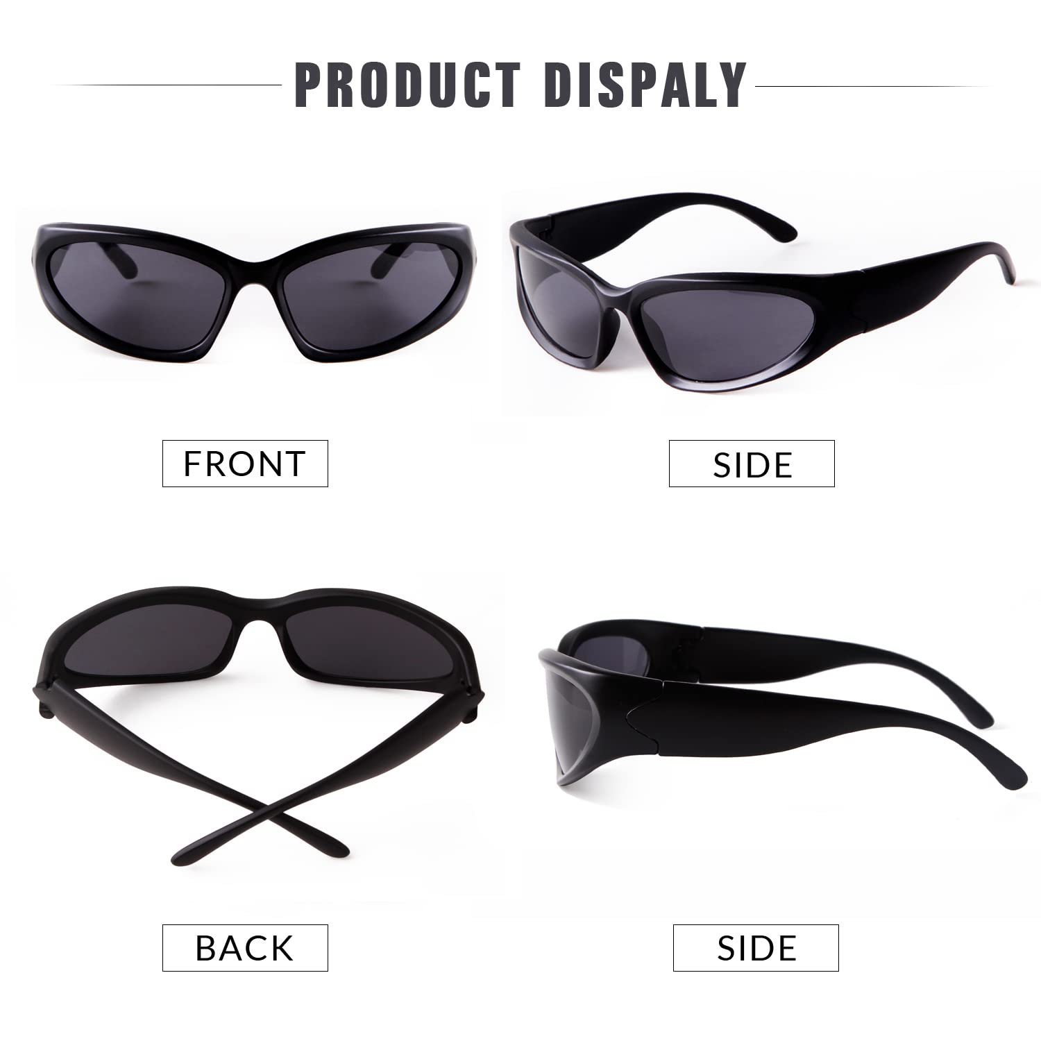 Спортивні сонцезахисні окуляри ADEWU Y2K Унісекс, фото №4