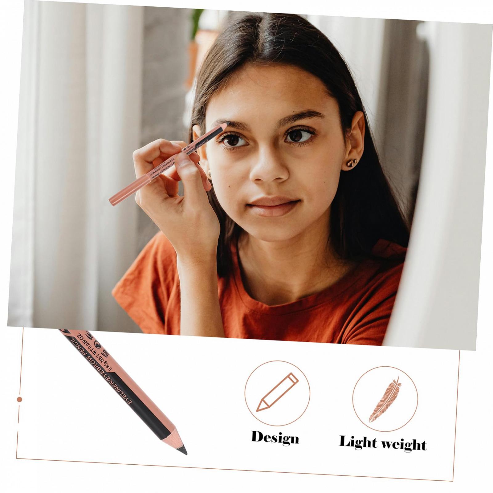 Олівець для брів Fräulein Дерево Подвійний наконечник Набір з 12 штук, фото №5