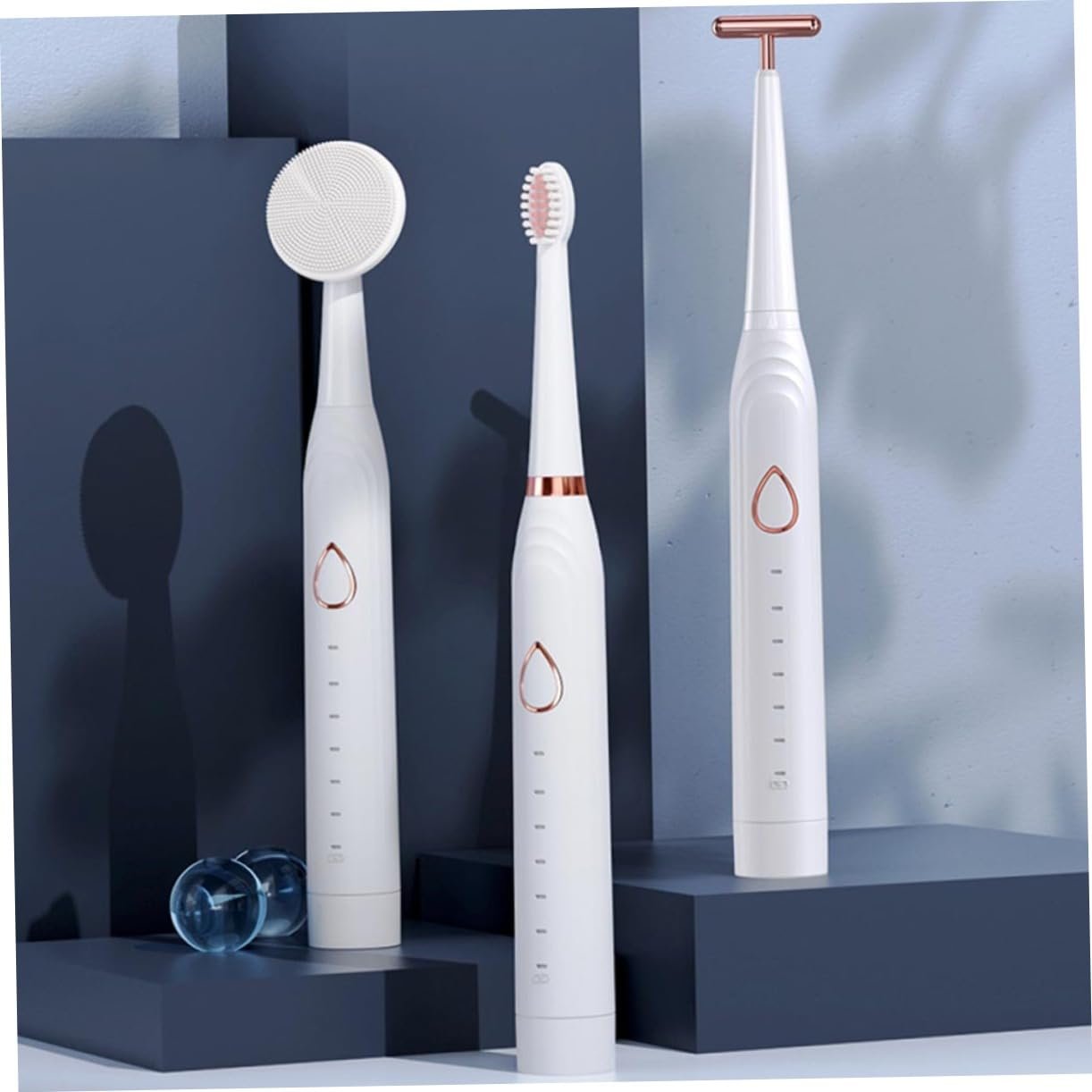 Електрична звукова зубна щітка Beaupretty 1Satz із функцією очищення обличчя Бездротове заряджання, фото №6