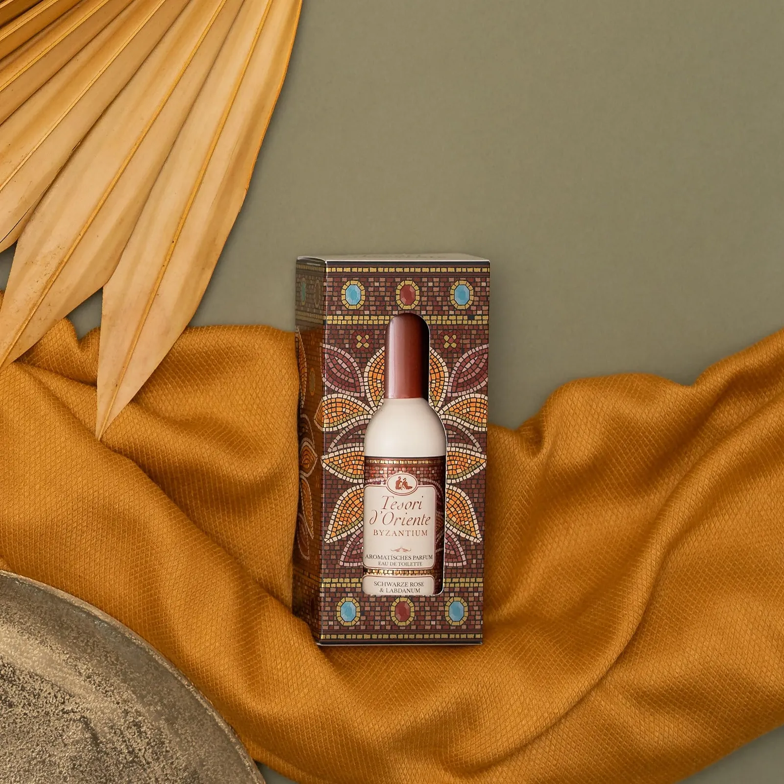 Туалетна вода Tesori d'Oriente Byzantium 100 мл Aromatic Perfume (Чорна троянда & Лабданум), фото №6