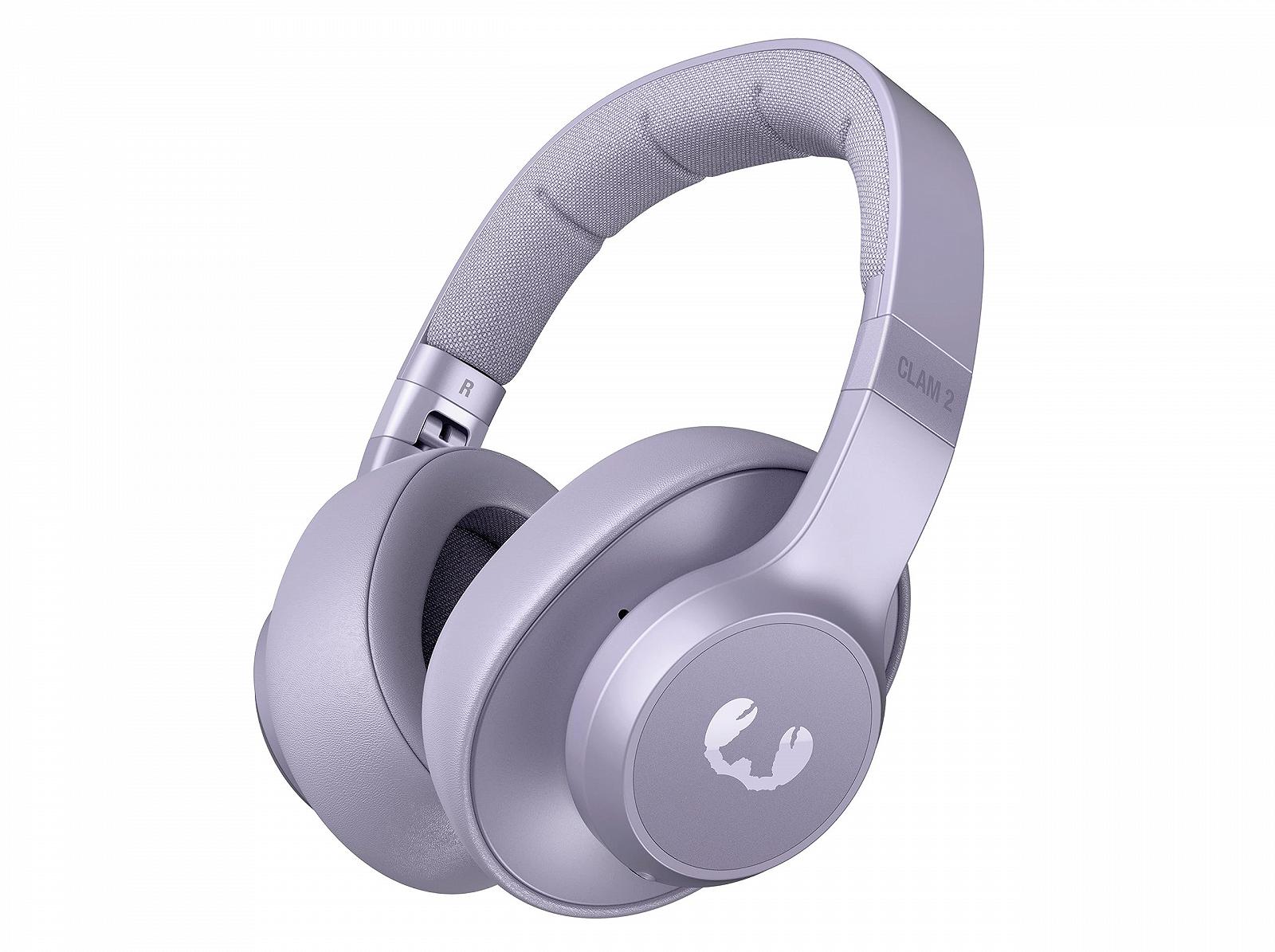 Беспроводные наушники Fresh 'n Rebel Clam 2 Over-Ear Bluetooth 80 часов воспроизведения с микрофоном складные режим окружающего звука быстрая зарядка аудиовход веганская кожа (Dreamy Lilac), фото №1