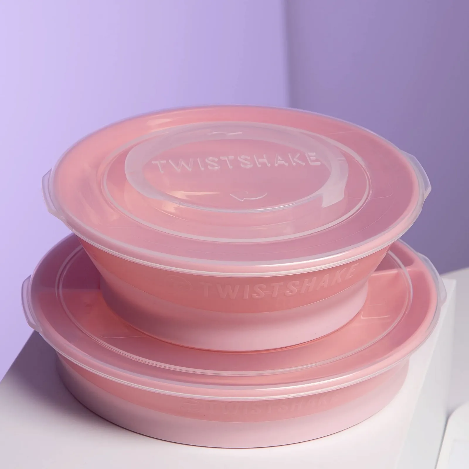 Розділена дитяча тарілка Twistshake, без BPA, рожева, фото №5 Розділена дитяча тарілка Twistshake, без BPA, рожева, фото №5