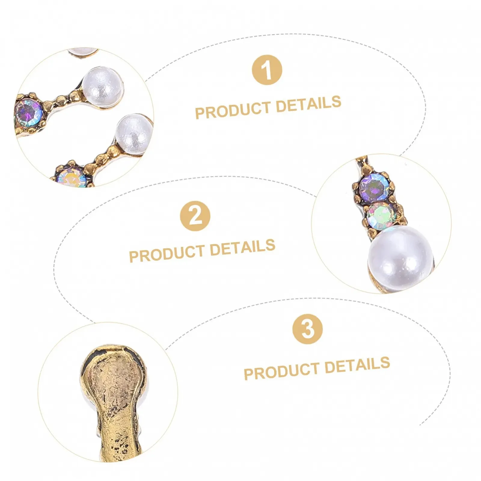 Прикраси Healvian, манікюрні аксесуари, дорогоцінні камені, перлинна накладка для нігтів, манікюр, перлина, гітара, фото №3