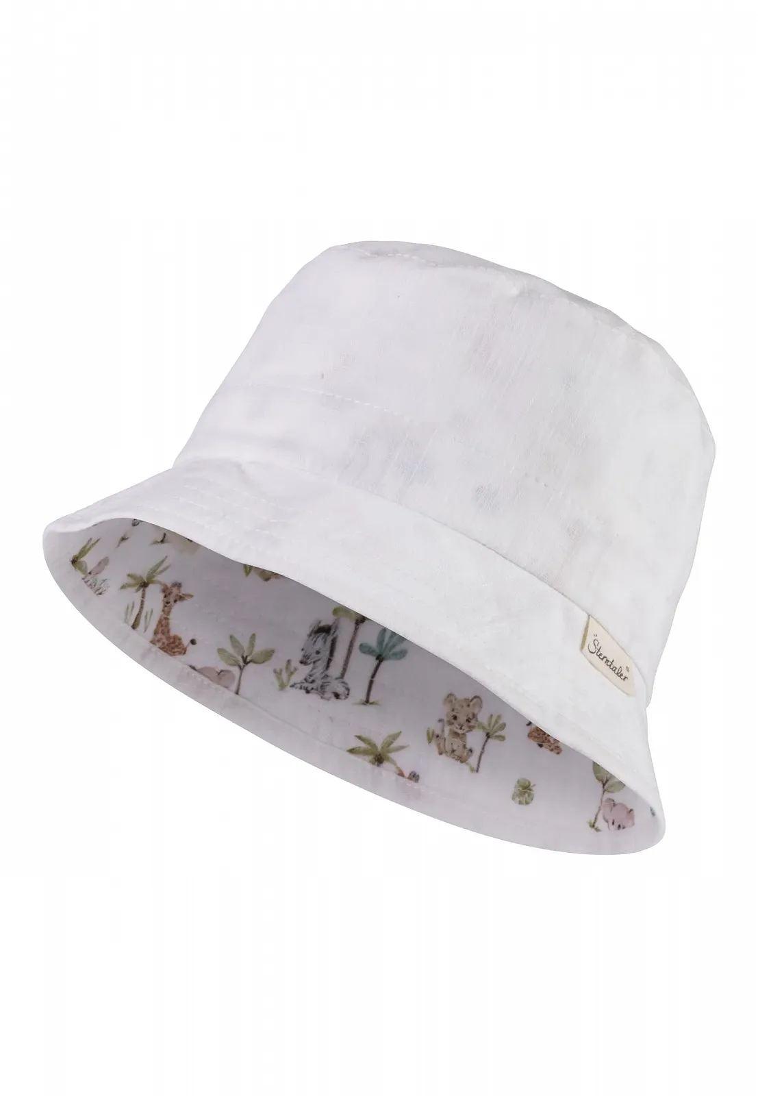 Капелюх Sterntaler Двосторонній Дитячий з малюнком Тварини - Дитячий Капелюх Рибака з Зав'язками, фото №4 Капелюх Sterntaler Двосторонній Дитячий з малюнком Тварини - Дитячий Капелюх Рибака з Зав'язками, фото №4