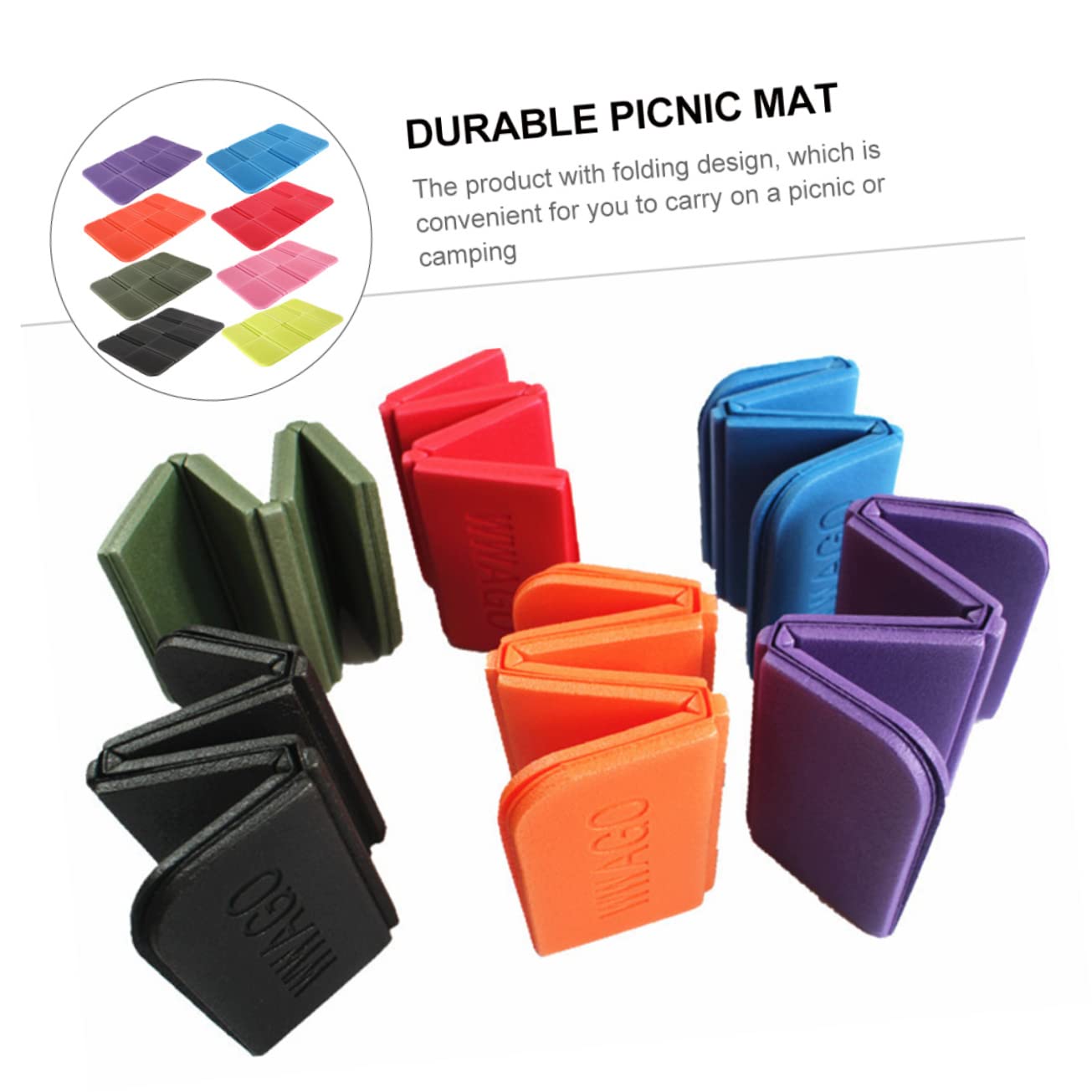 Килимок TENDYCOCO Набір 8 шт. Туристичний сидіння для кемпінгу, фото №7