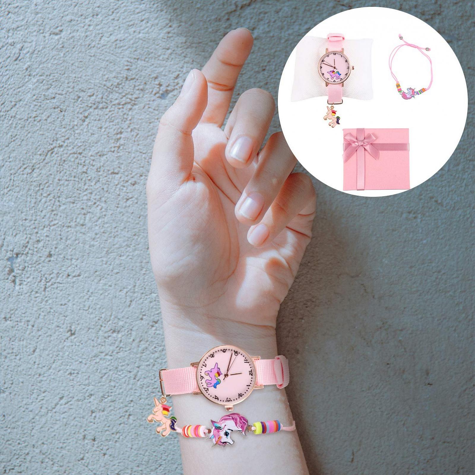Часы Кварцевые Healvian Unicorn Petite Unicorn Для Девочек Сталь, розовый, фото №7