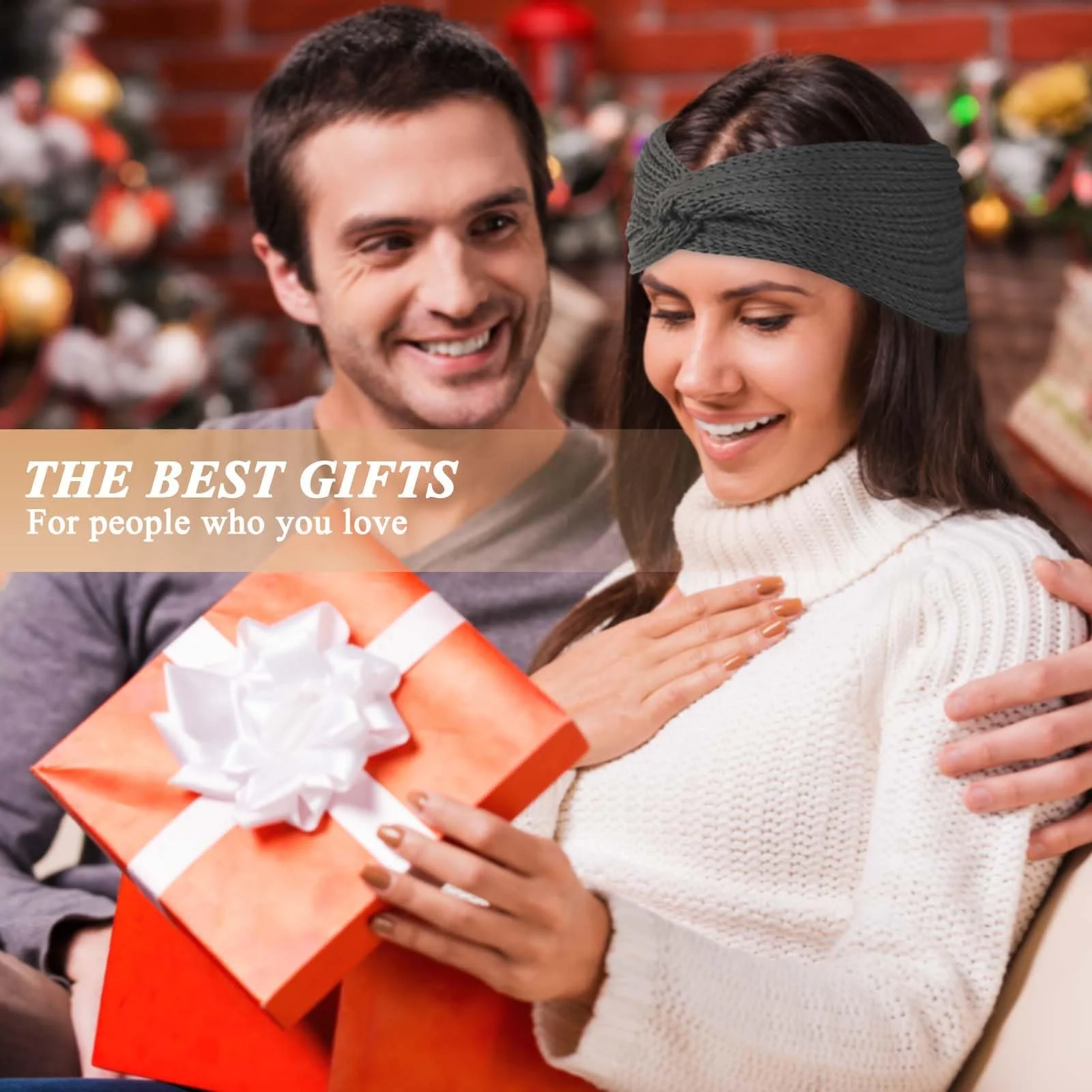 В'язана пов'язка на голову, фото №5