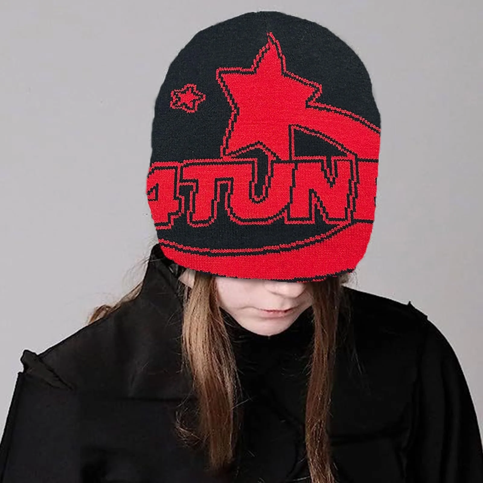 Вязаная шапка Ldabrye для подростков с жаккардовым рисунком, фото №2 Вязаная шапка Ldabrye для подростков с жаккардовым рисунком, фото №2