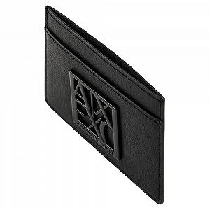 Кошелек Armani Exchange Susy Small Leather Good Travel Accessory Envelope, черный, черный - Фото 1