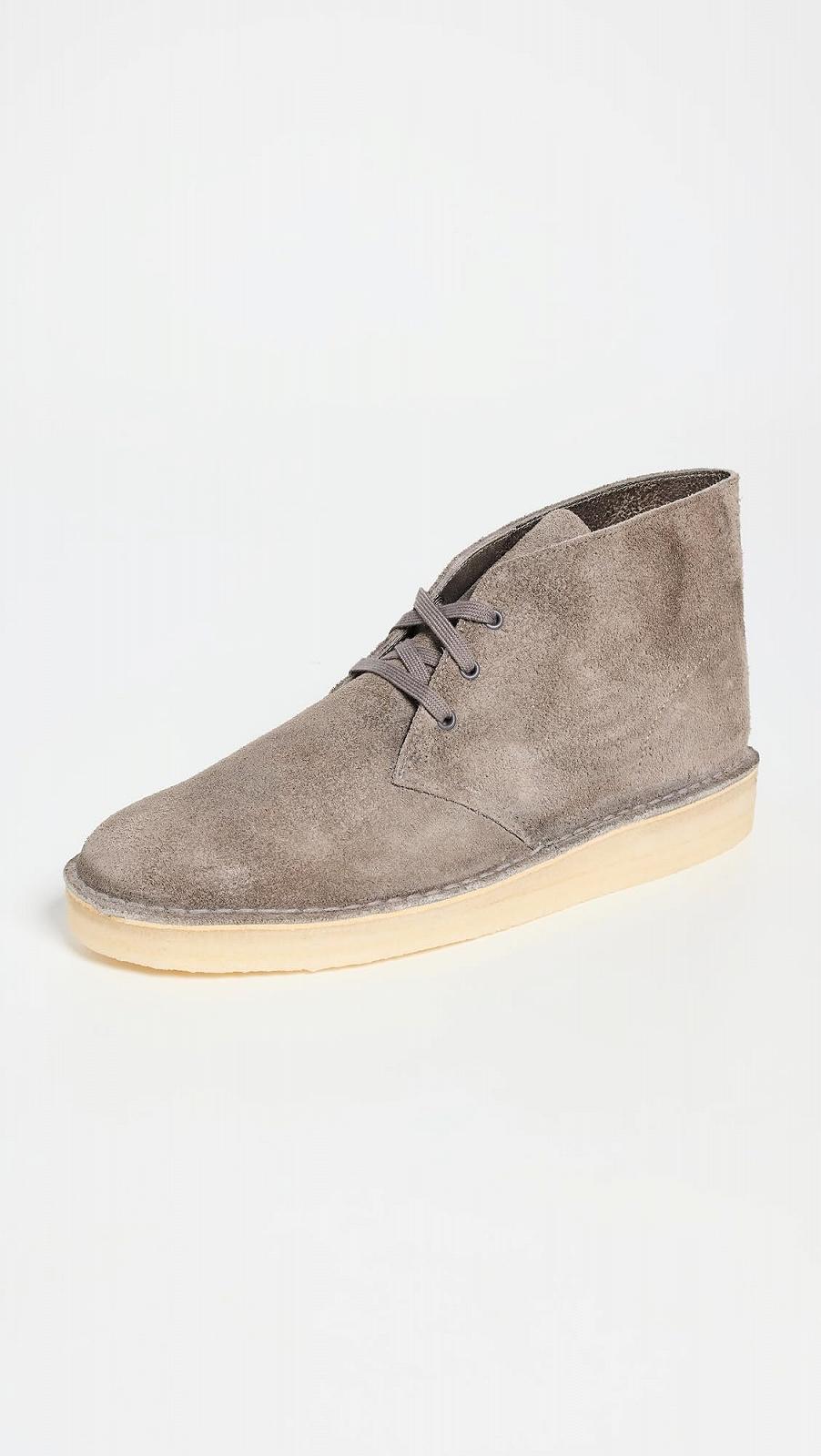 Ботинки Clarks Desert Coal Черная замша, фото №2