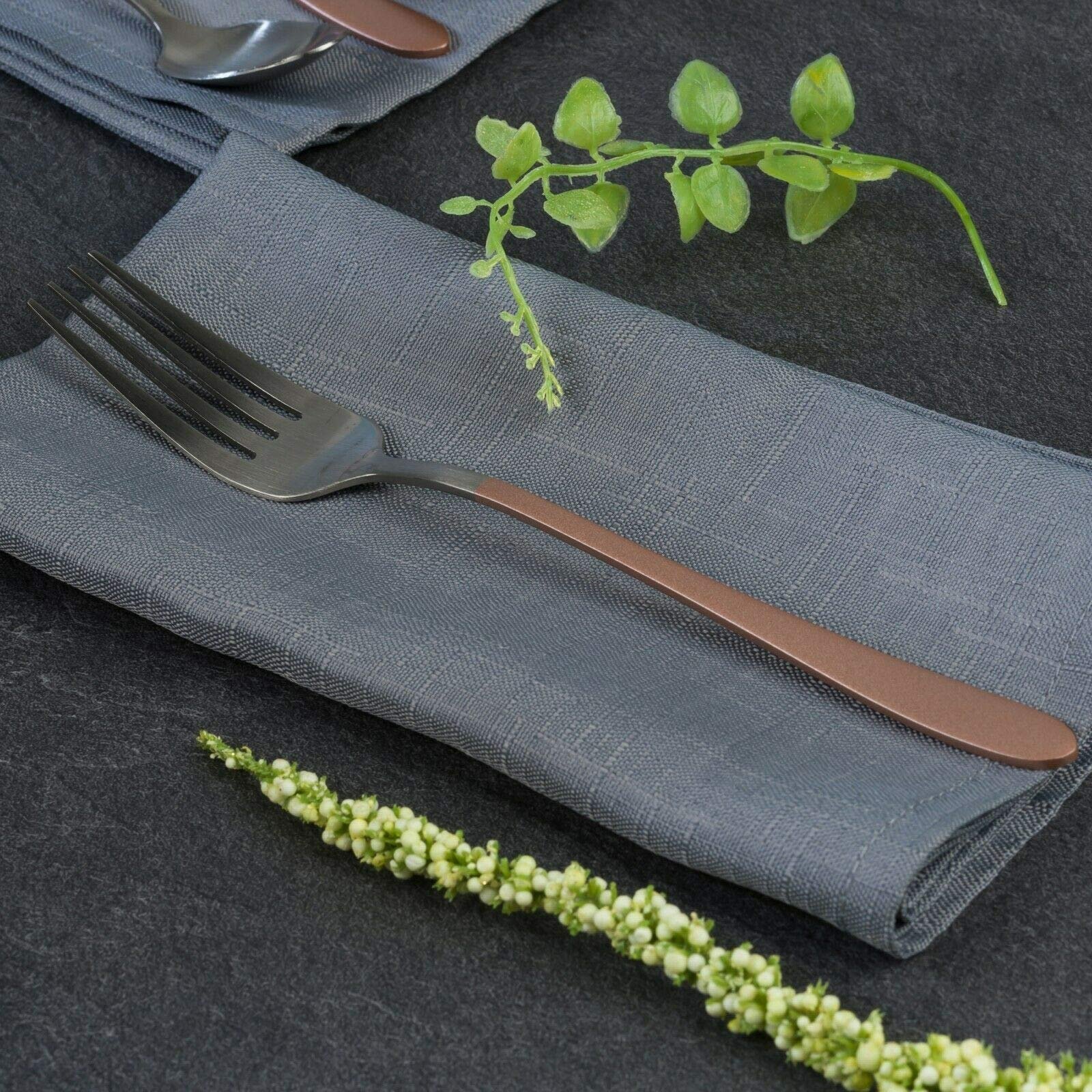 Набор столовых приборов Salter Metallic Champagne 16 предметов, нержавеющая сталь, фото №4