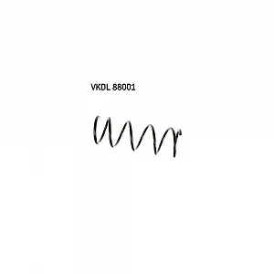 Пружина підвіски SKF VKDL 88001 для SUZUKI передня вісь - Фото 1