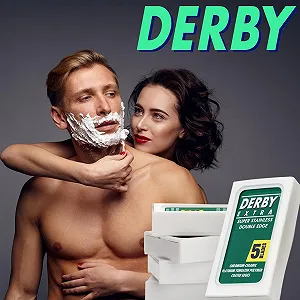 Лезвия для бритвы Derby Extra 5 шт. synthetic.ua - Фото 1