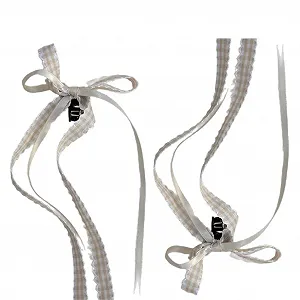 Заколка для волос Yjcnelcr Клетчатая Французский Клип с бантом Аксессуары для волос для женщин и девочек synthetic.ua - Фото 1