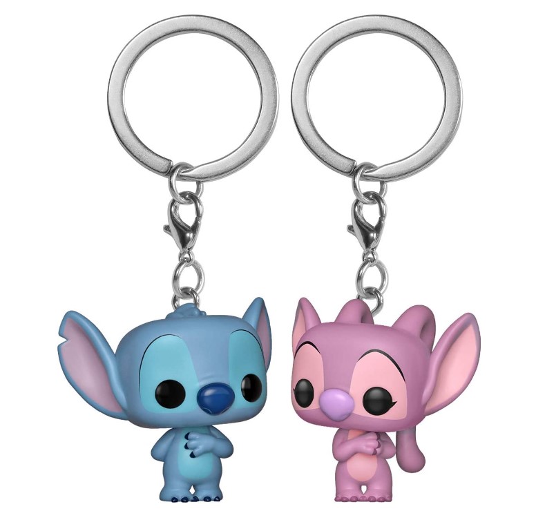 Комплект брелок-фигурок Funko Лило и Стич Lilo amp Stitch Ангел Angel Disney 2 брелки, фото №3