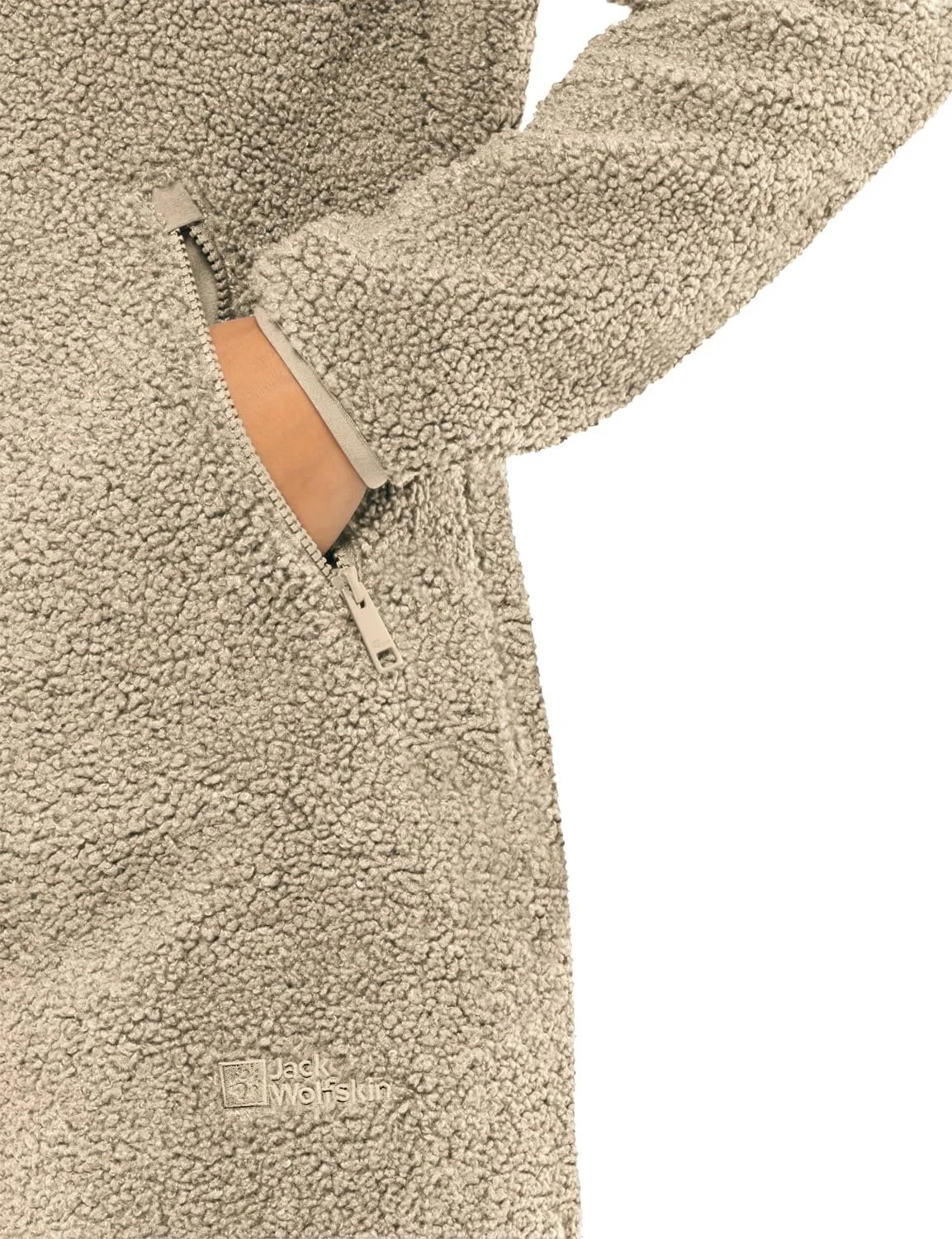 Флісова куртка Jack Wolfskin High Curl Coat W жіноча, фото №3 Флісова куртка Jack Wolfskin High Curl Coat W жіноча, фото №3