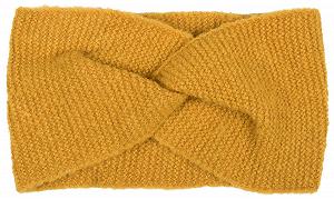 Повязка на голову вязаная styleBREAKER 04026047 Карри - Фото 1