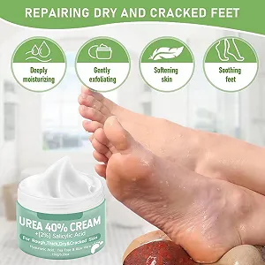 Крем для ног Urea 40% для сухой и потрескавшейся кожи локтей, коленей и рук 150 г synthetic.ua - Фото 1
