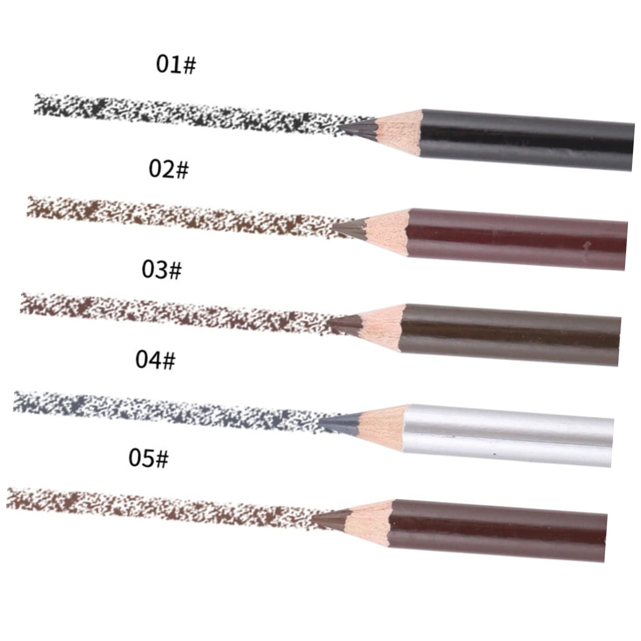 Олівець для брів FRCOLOR Pack of 6 колір коричневий, фото №4