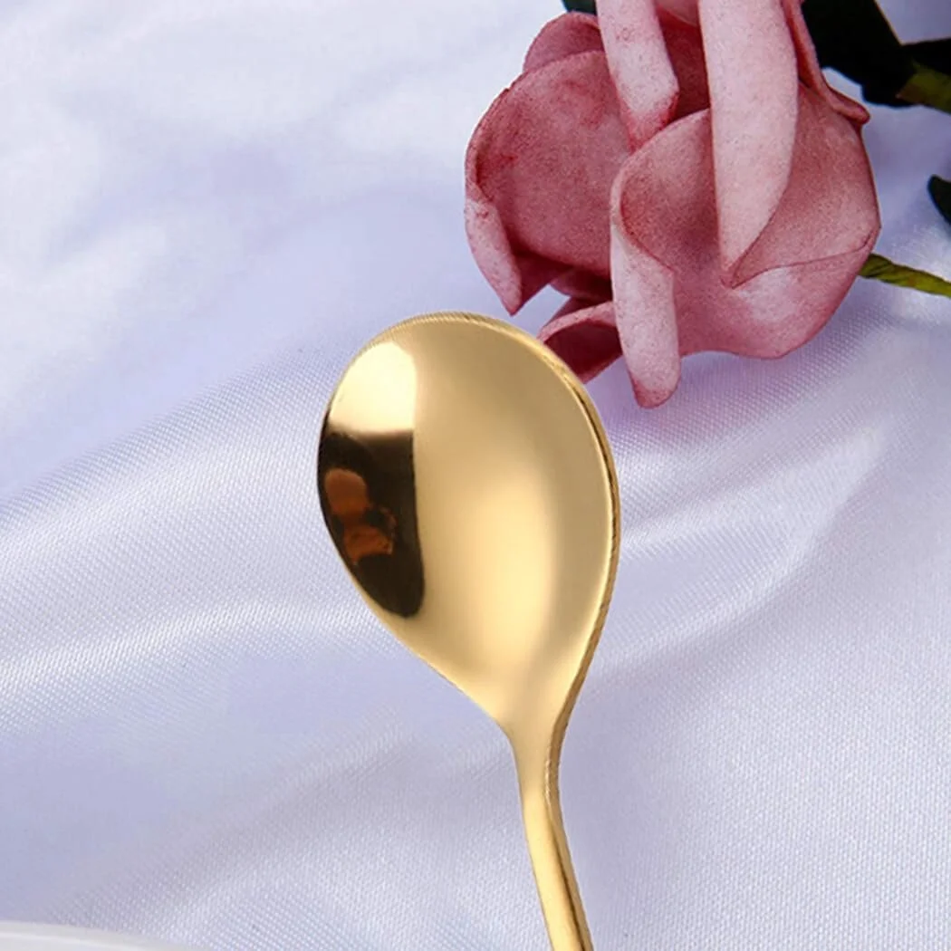 Ложка чайна з нержавіючої сталі у формі музичних нот, 4 шт, фото №2