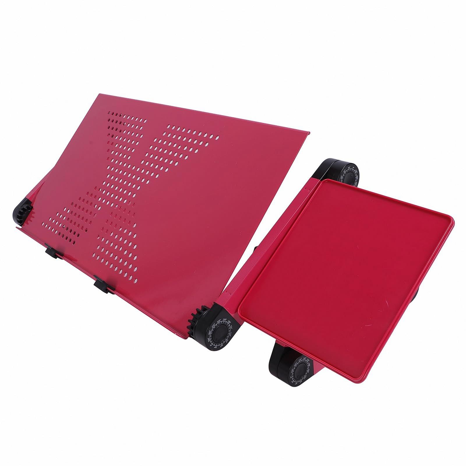 Подставка для ноутбука портативная, эффективная вентиляция, для домашнего стола Розовый, фото №4