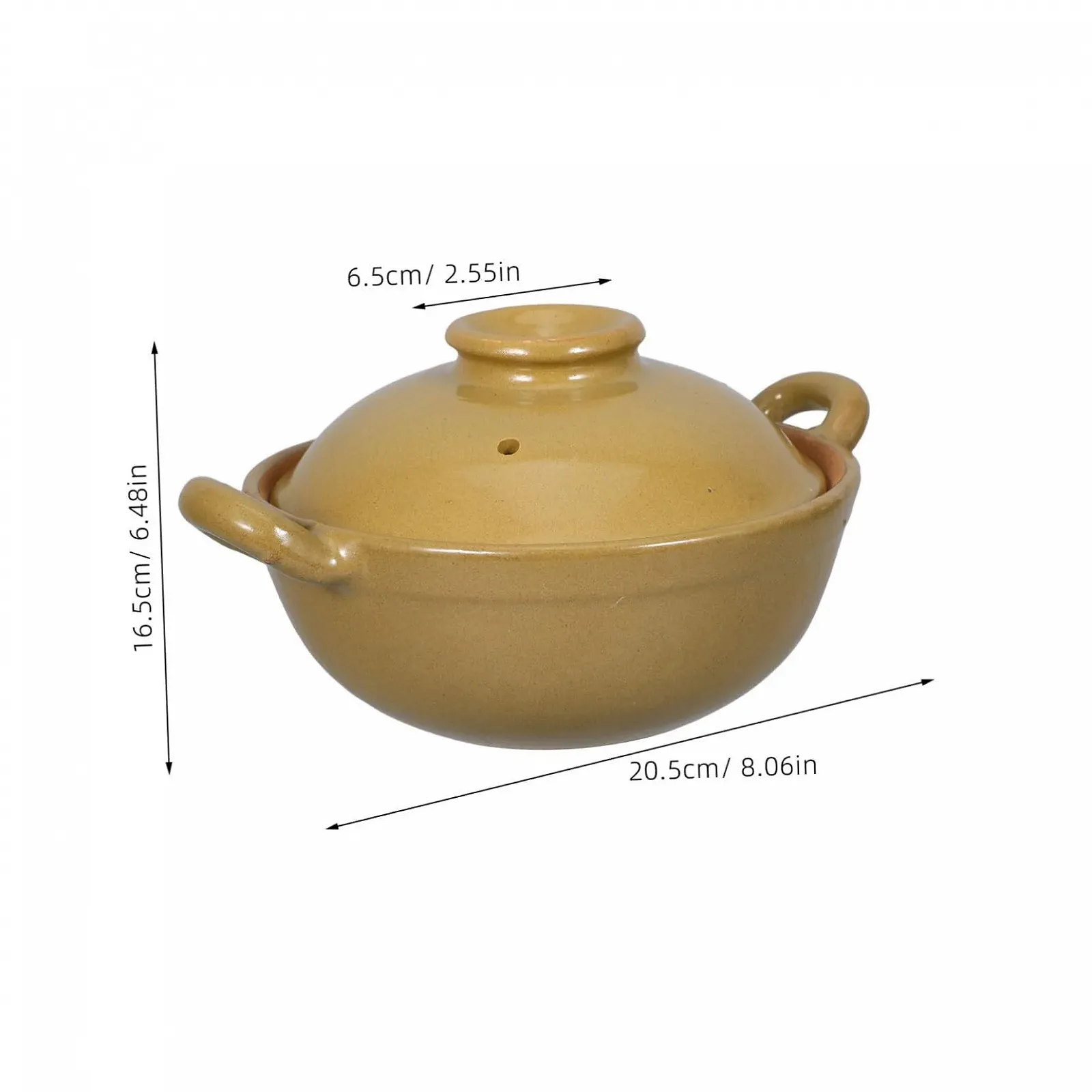 Кастрюля керамическая GALPADA с двойными ручками Керамика, фото №2 Кастрюля керамическая GALPADA с двойными ручками Керамика, фото №2