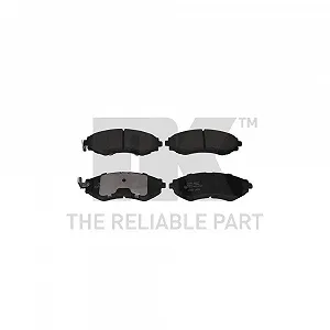 Комплект тормозных колодок дискового тормоза NK 225005 для CHEVROLET DAEWOO, передний мост - Фото 1