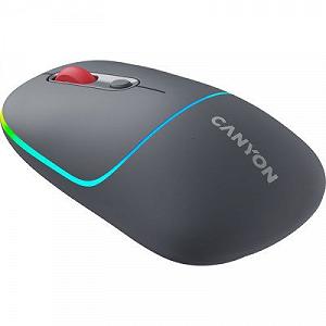 Мышка Canyon MW-22 Dual Band RGB Wireless Dark Grey (CNS-CMSW22DG) ціна на synthetic.ua - Фото 1 Мышка Canyon MW-22 Dual Band RGB Wireless Dark Grey (CNS-CMSW22DG) synthetic.ua - Фото 1