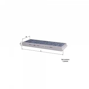 Фільтр салону KNECHT LAK 239/S для AUDI VW CUPRA - Фото 1