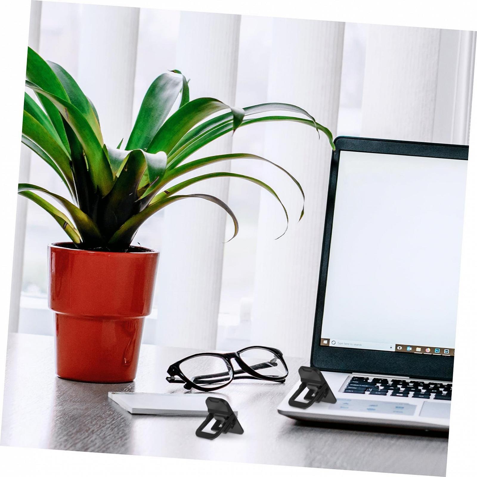 Подставка для ноутбука складная 2 шт алюминиевый сплав регулируемая по высоте, фото №8