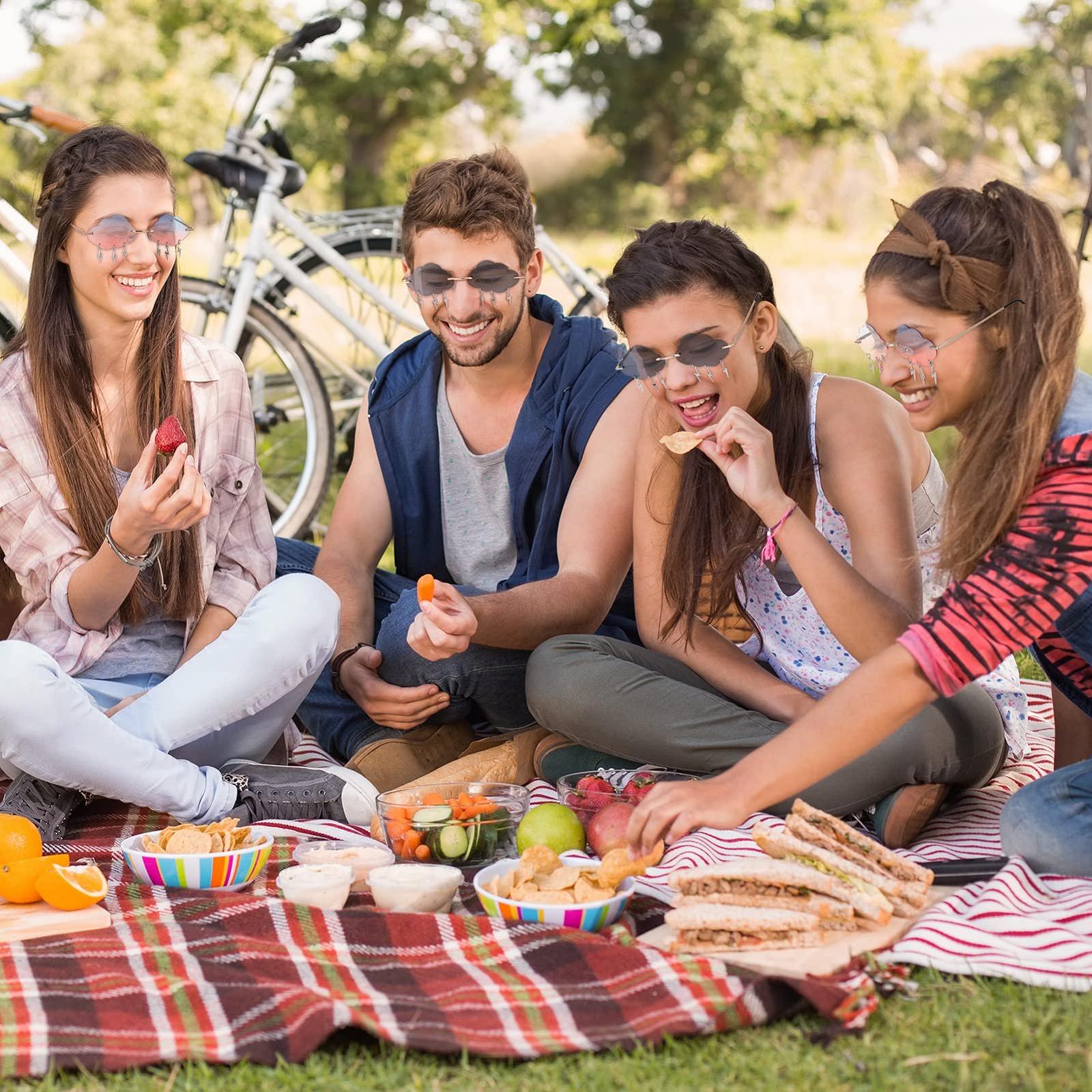 Сонцезахисні окуляри Auidy_6TXD Без оправи Набір з 2 шт. Різнокольорові, фото №6