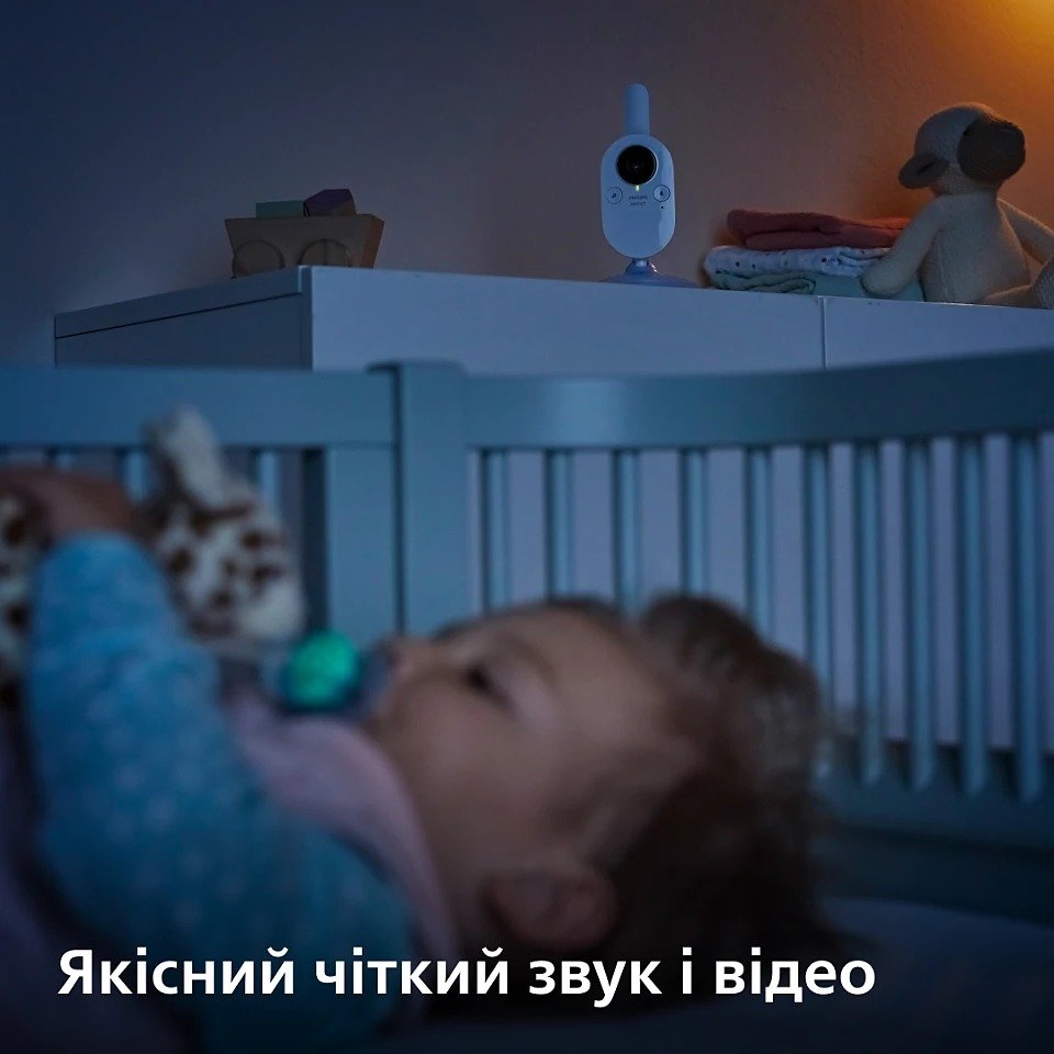 Цифровая видеоняня Philips Avent SCD891/26 Premium / 3.5" LCD / 4x Zoom / Датчик температуры / до 12 часов, фото №4 Цифровая видеоняня Philips Avent SCD891/26 Premium / 3.5" LCD / 4x Zoom / Датчик температуры / до 12 часов, фото №4