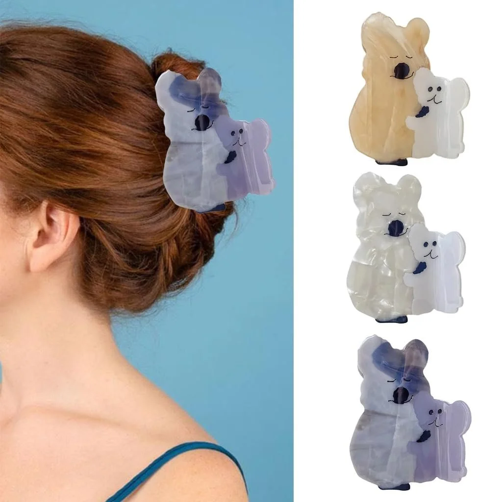 Заколки для волос Yjcnelcr для женщин, забавные в форме коалы, заколка для волос, милая заколка для волос, инструмент для укладки густых волос, заколки, зажимы для волос, украшения для волос для женщин, девочек, фото №4 Заколки для волос Yjcnelcr для женщин, забавные в форме коалы, заколка для волос, милая заколка для волос, инструмент для укладки густых волос, заколки, зажимы для волос, украшения для волос для женщин, девочек, фото №4