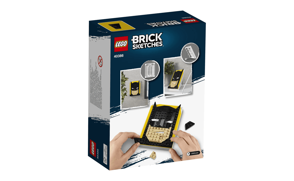 Детский конструктор LEGO Brick Sketches Бэтмен (40386), фото №3