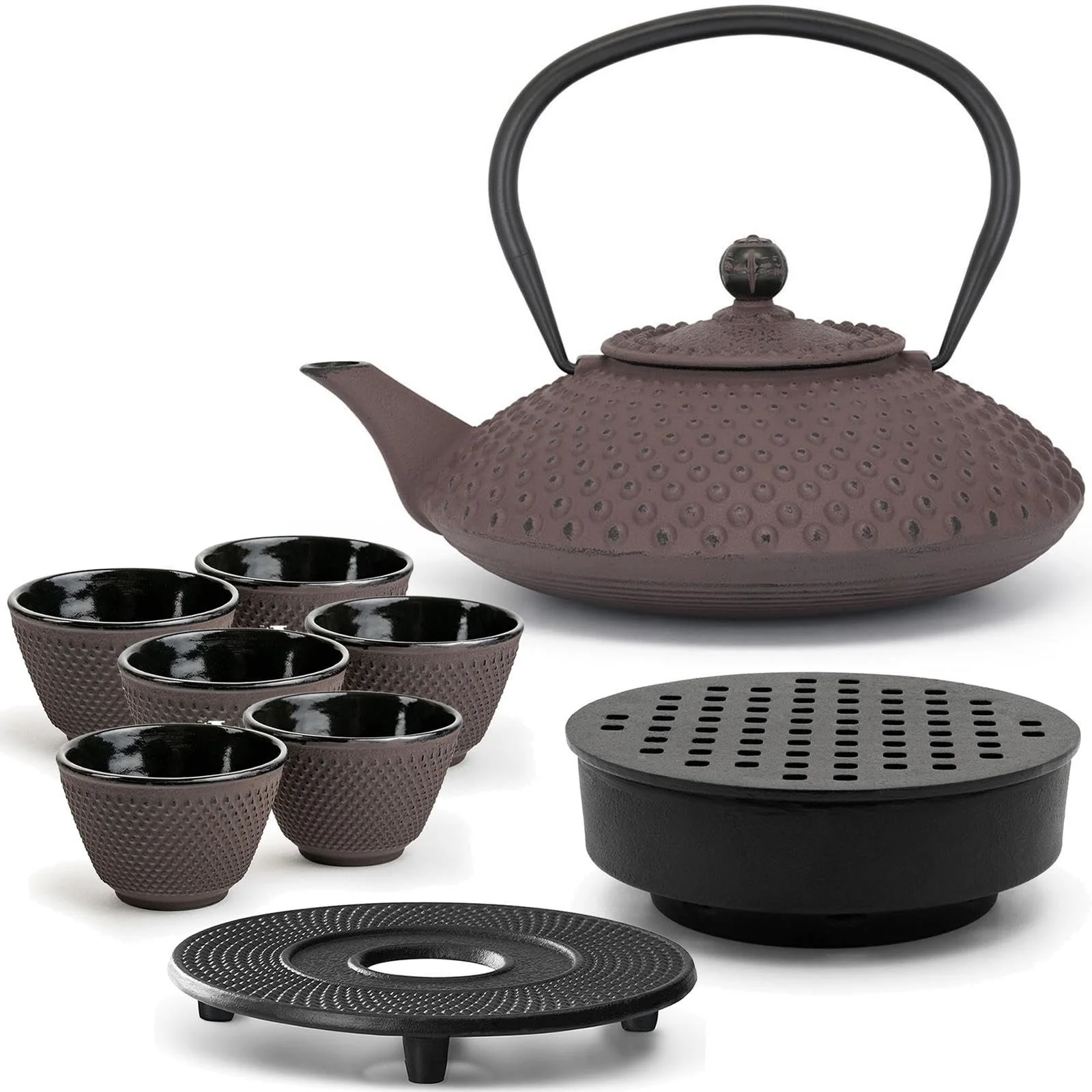 Чайник-заварник Чавунний Bredemeijer Asia 1.25 літра Aubergine, фото №1