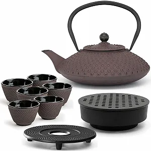 Чайник-заварник Чавунний Bredemeijer Asia 1.25 літра Aubergine - Фото 1