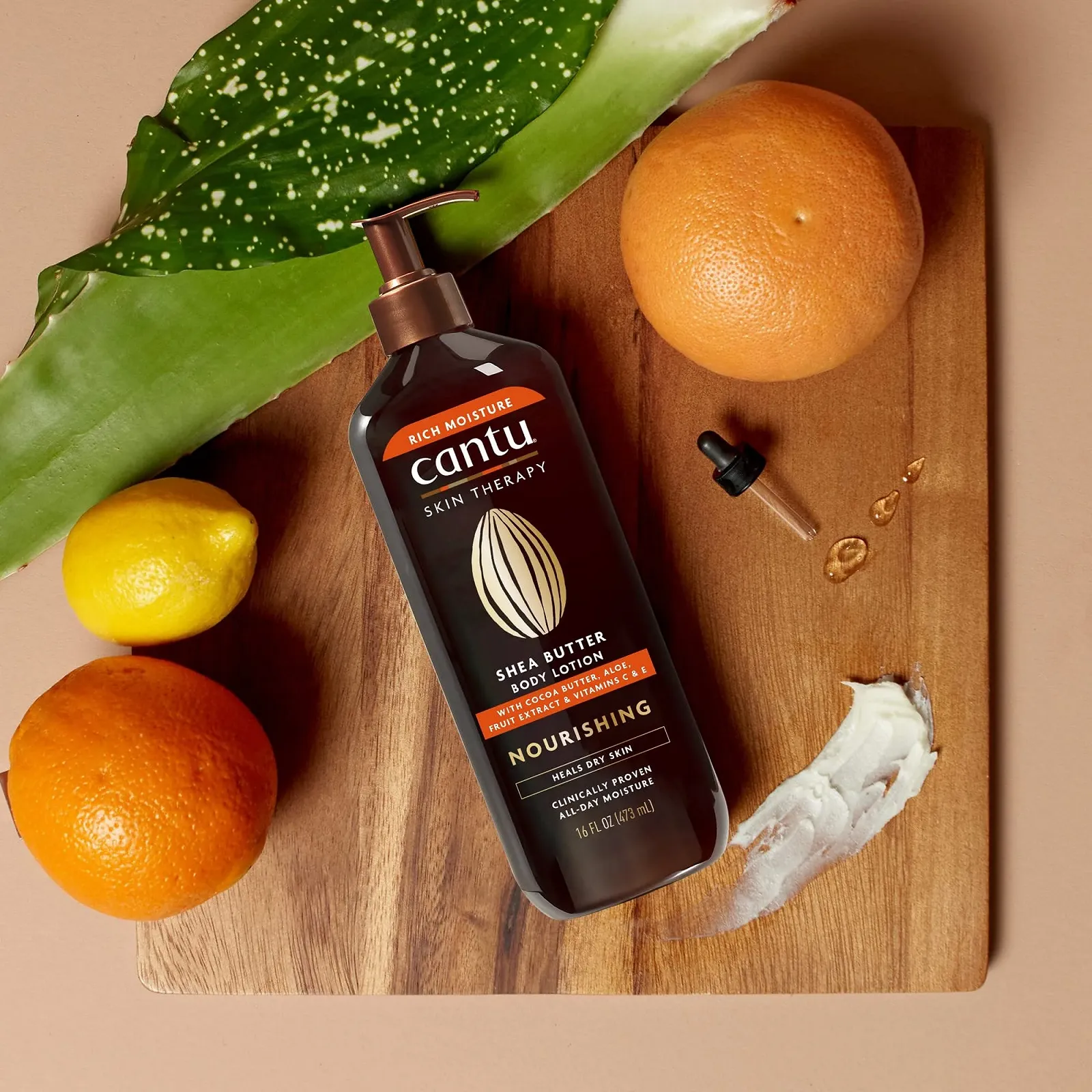 Лосьйон для тіла CANTU Skincare Shea Butter Nourishing 473 мл, фото №8