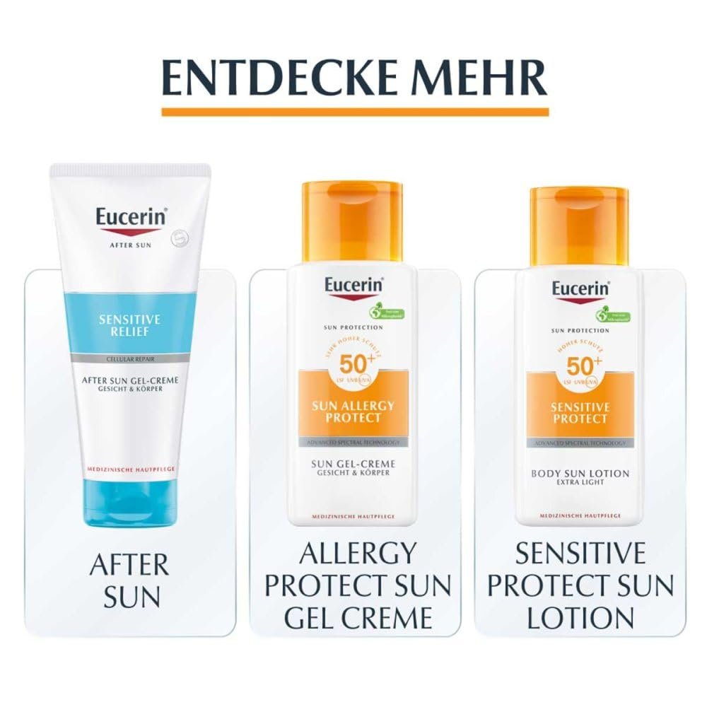 Сонцезахисний крем EUCERIN Sun Cream SPF 50+, 50 мл, фото №6