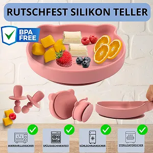 Набір дитячого посуду HappyDoo | 12 предметів synthetic.ua - Фото 1