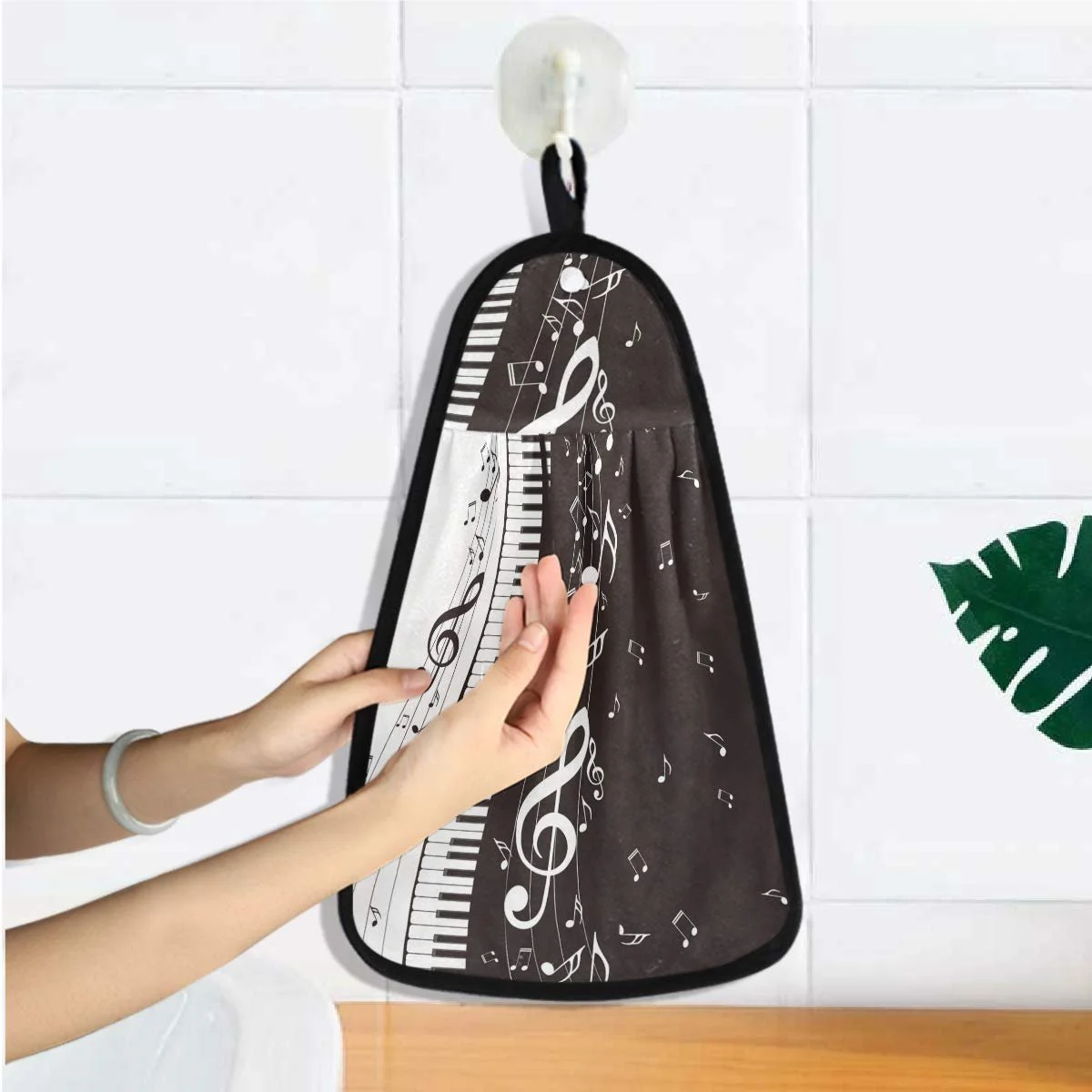 Подвесное полотенце Music Note Musical Piano 42 x 31 см, фото №5