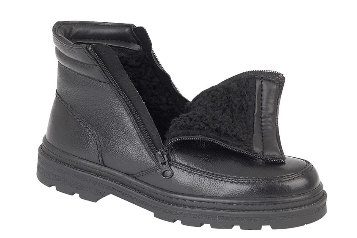 Мужские Ботинки Roamers Ankle Boots Кожаные Черные, фото №2