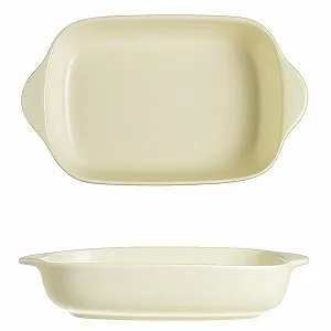 Форма для запікання прямокутна керамічна для лазаньї 500 мл з ручками - Фото 1