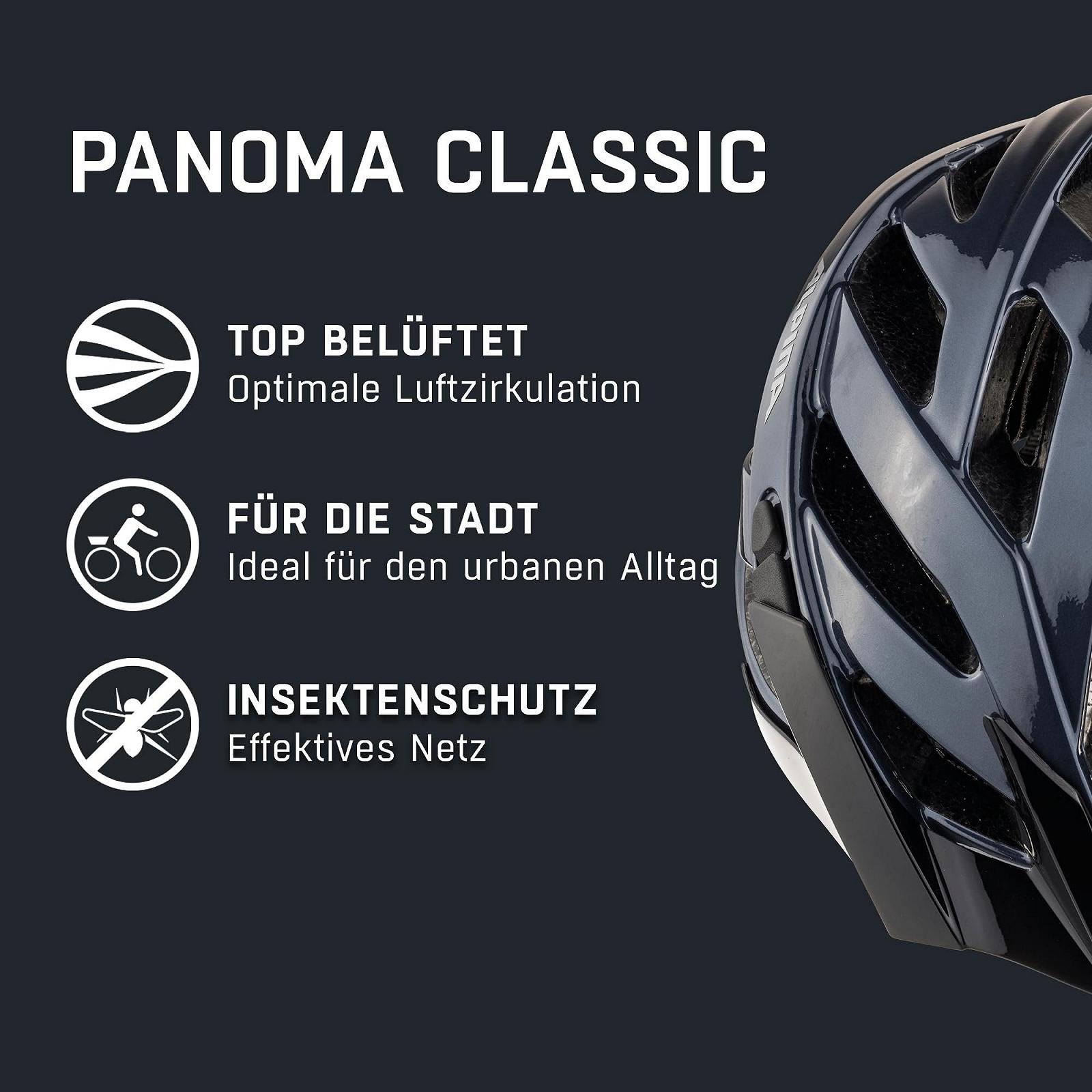 Шлем Alpina PANOMA Classic велосипедный с LED подсветкой для взрослых, фото №2
