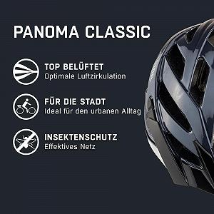 Шлем Alpina PANOMA Classic велосипедный с LED подсветкой для взрослых synthetic.ua - Фото 1