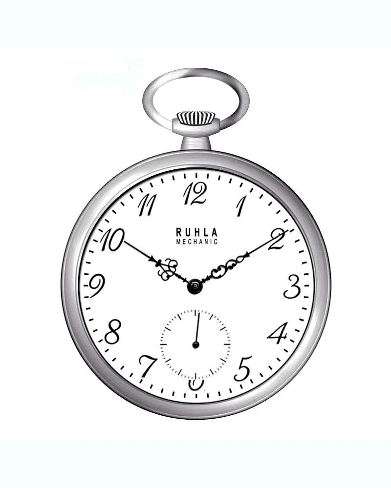 Классический Ruhla Карманные Часы Механизм со Стеклянной Основанием Сталь 9660 с Цепочкой, фото №3 Классический Ruhla Карманные Часы Механизм со Стеклянной Основанием Сталь 9660 с Цепочкой, фото №3