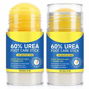 Крем для ног с мочевиной 60% в стике для потрескавшихся пяток и удаления мозолей (Упаковка из 2 шт.) - Фото 1
