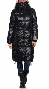 Женская Куртка Sublevel LSL-437 стеганая парка с капюшоном synthetic.ua - Фото 1